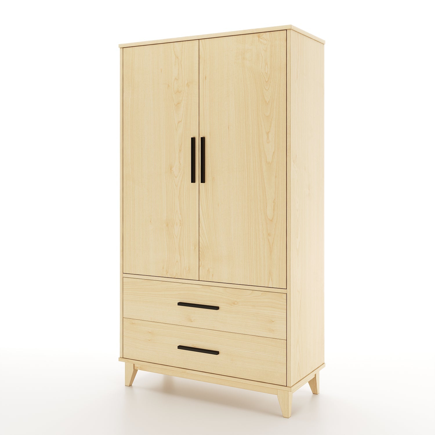 Wooden Armoire With Drawers