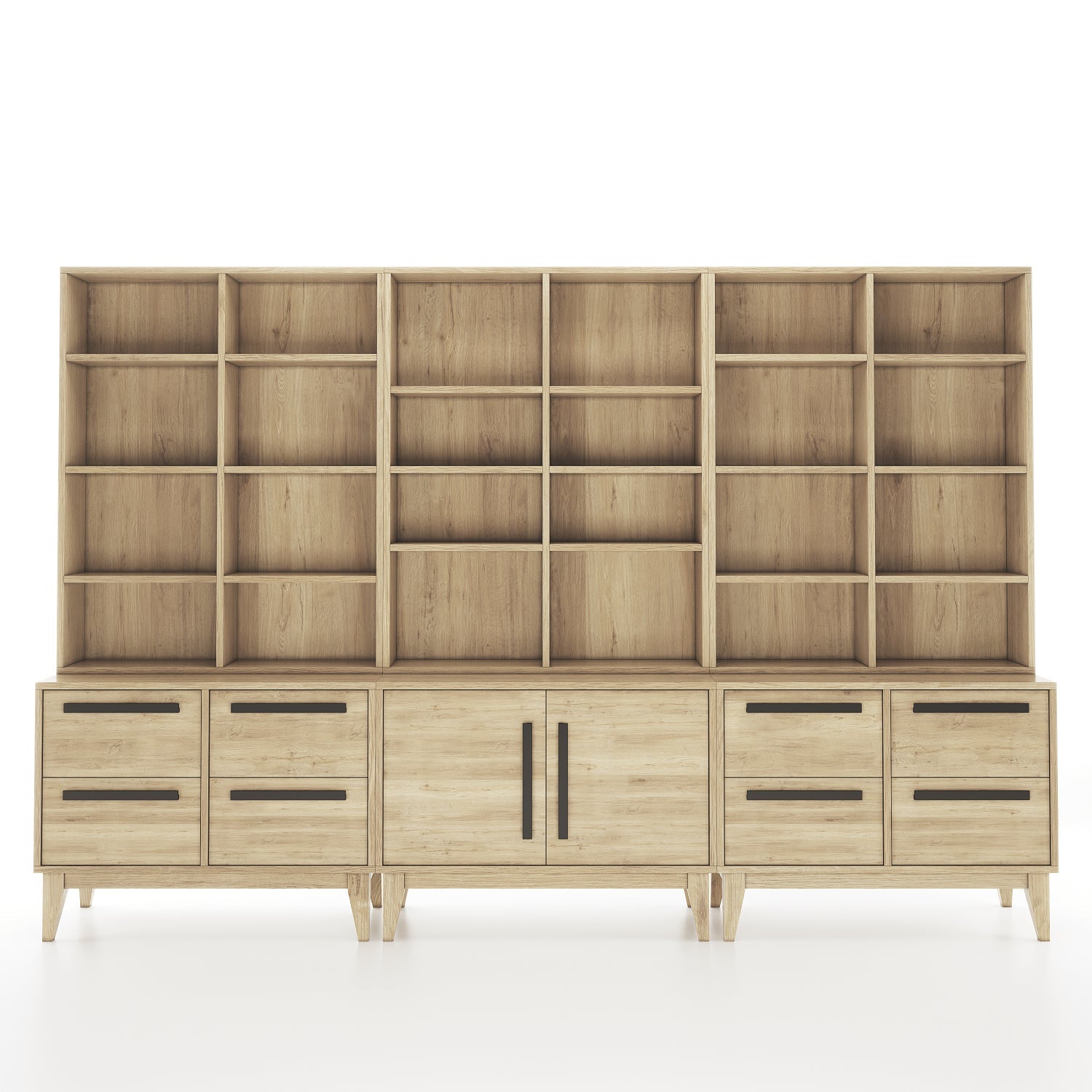 Wooden Sectional Bedroom Bookshelves