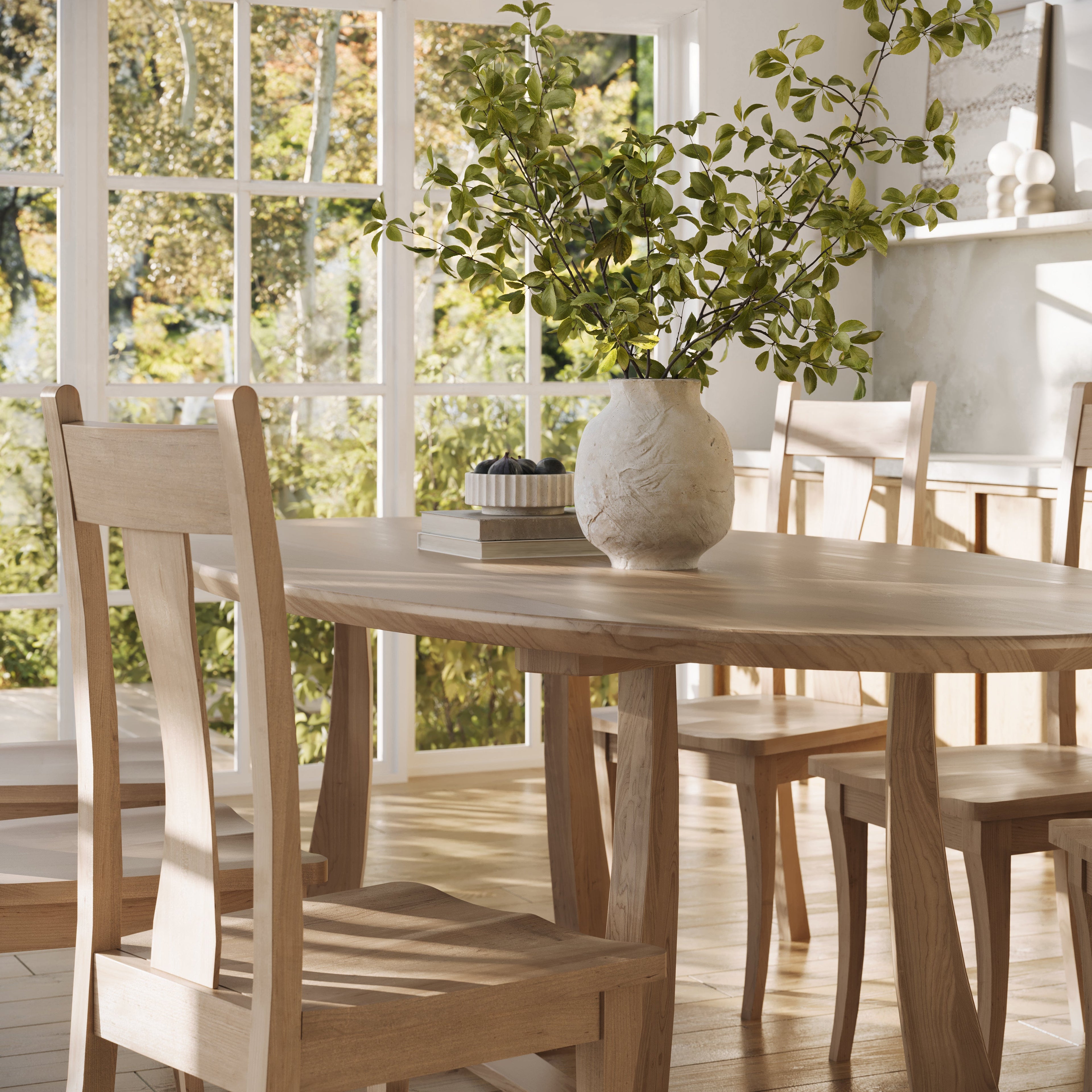 The Quinn Oval Dining Table