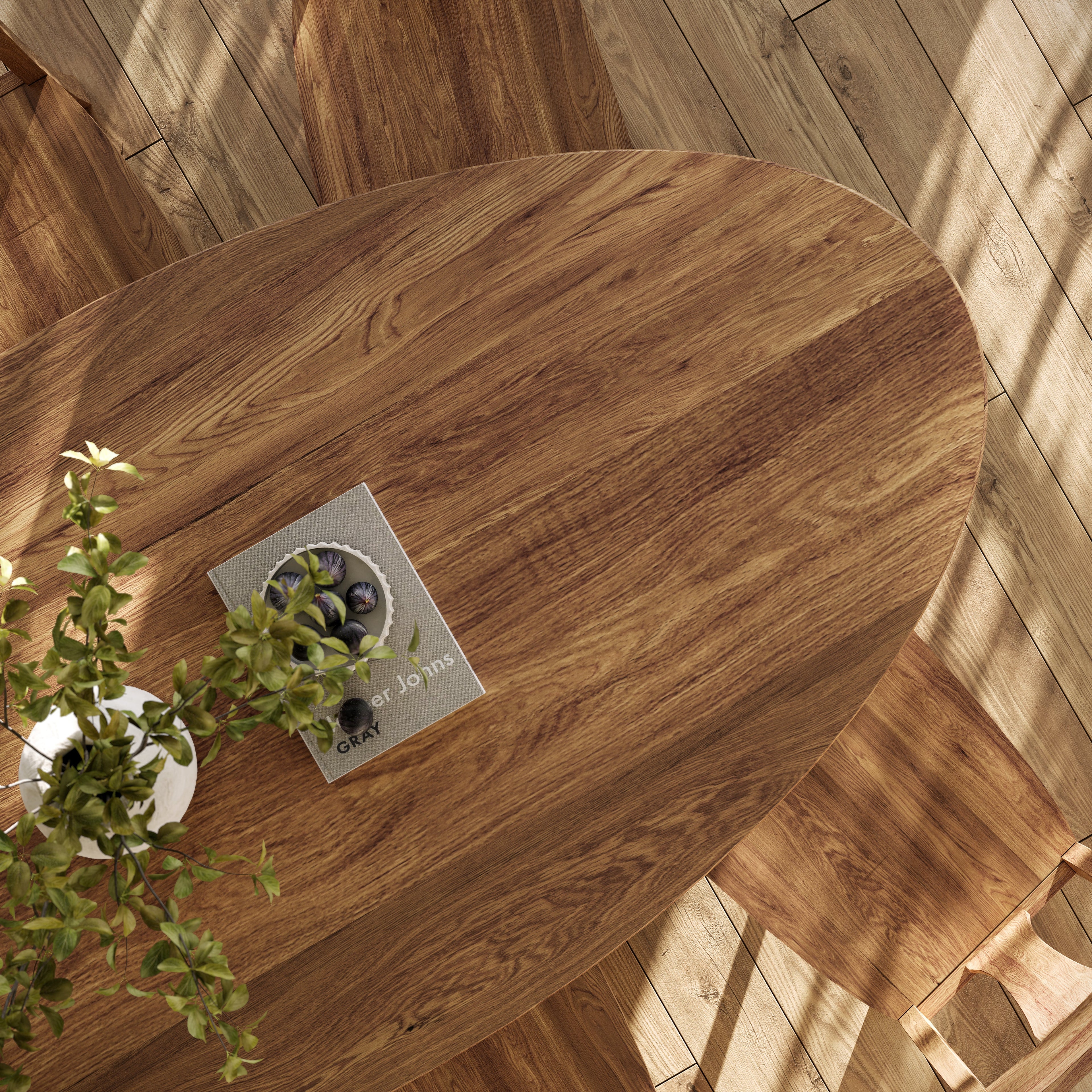 The Quinn Oval Dining Table