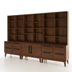Wooden Sectional Bedroom Bookshelves